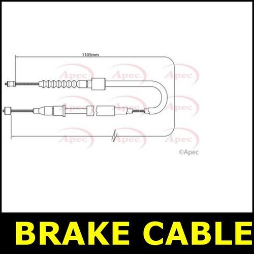 Handbrake cable parking - cable,