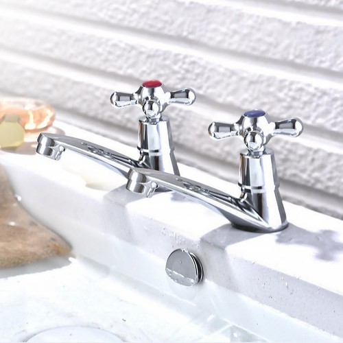 Twin taps set hot - 2x,