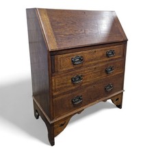 Antique oak writing bureau -