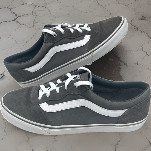Vans milton grey suede canvas - vans,