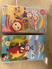 Teletubbies VHS big hug and dance with the teletubbies BBC video bundle (1999)