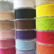 WEB MESH RIBBON 38mm Wide Lace