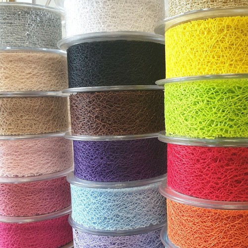 Web mesh ribbon 38mm wide - 38mm, lace