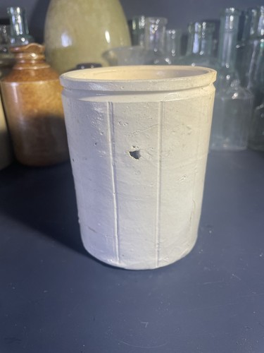 Vintage old cream stonewear - vintage,