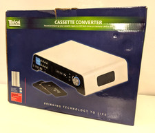 Tevion Cassette Converter USB SD MP3 Stereo AUX RCA Converter Boxed White Home