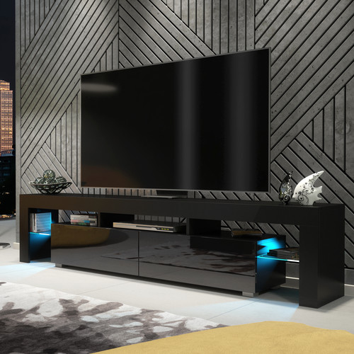 Unit stand cabinet black - stand,