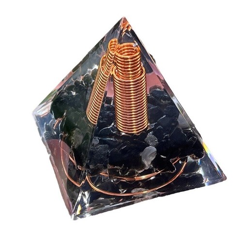 Spiral copper wire orgonite - spiral,