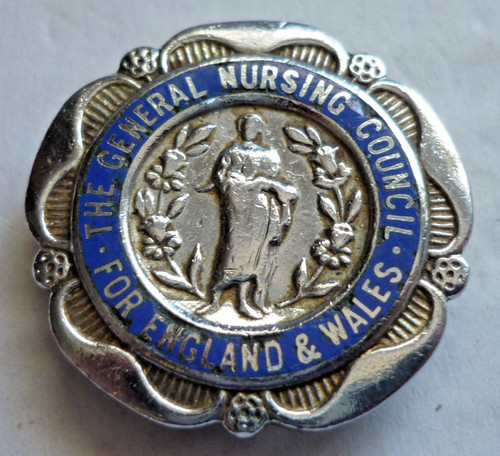 Vintage enamel badge general - vintage,