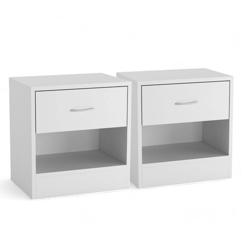 Wooden bedside table cabinet - bedside,