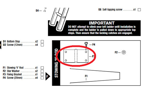 Abru loft ladder aluminium - ladder, &
