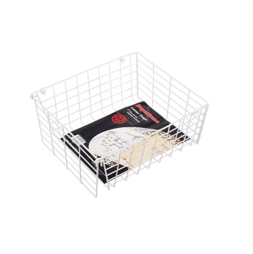 White letter cage mail box - white,