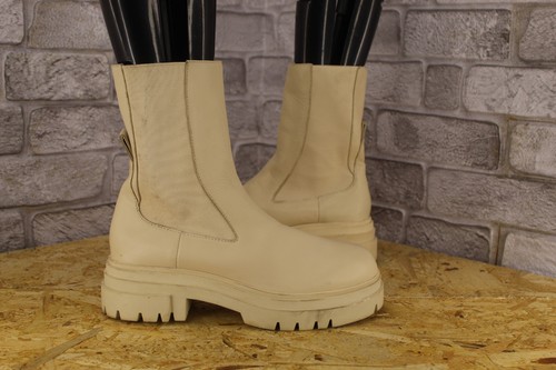 Cream faux leather - cream, on