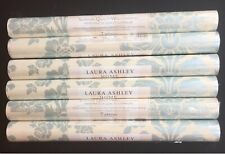 LAURA ASHLEY WALLPAPER ROLL Tatton Duck Egg 6 Rolls Avail