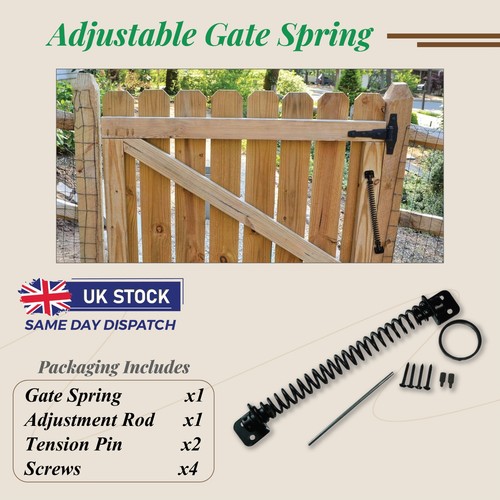 Adjustable gate spring - adjustable,