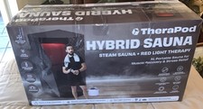 Therapod Portable Hybrid Steam Sauna With Red Light Therapy complete Relaxation