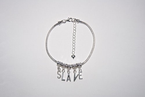 Submissive anklet slave euro - 'slave',