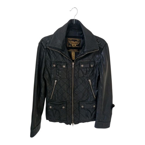 Superdry leather biker jacket - superdry,