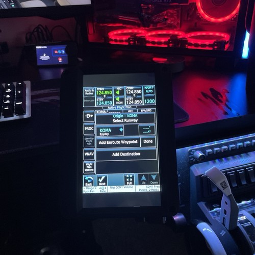 Flight sim gtc580 - gtc580, touchscreen