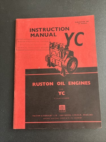 Ruston hornsby oil - ruston, &