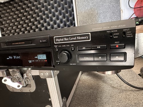 Sony mds je520 minidisc deck - minidisc,