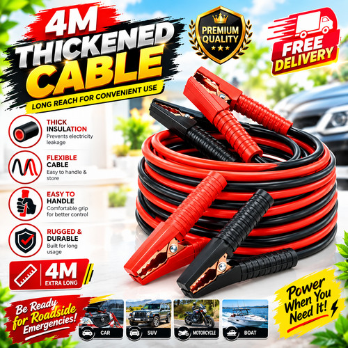 Heavy duty jump leads - heavy,