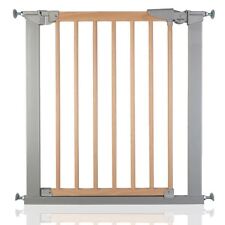 BabyDan Avantgarde Wooden Baby Gate True Pressure Fix Stair Gate Silver Beech