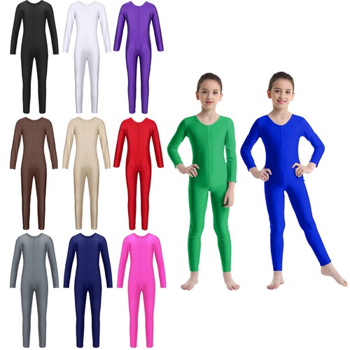 Girls long sleeve dance - long,