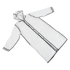  Long Raincoat Women's Individual Jacket Waterproof Clear See Through
