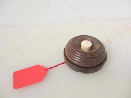Vintage wooden doorbell door - vintage,