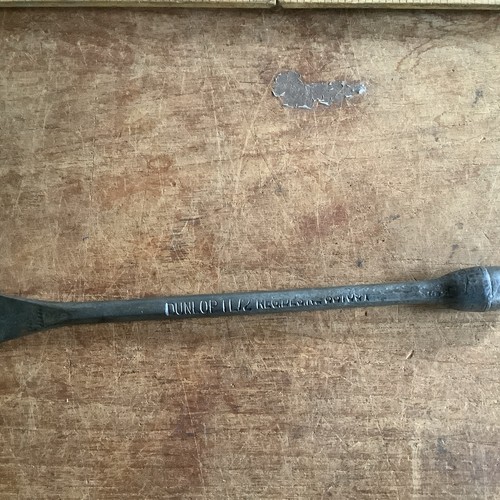 Vintage dunlop tyre - lever, car