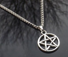 Silver Pentagram Star Pendant