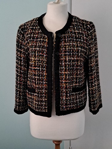 Cotton wool boucle jacket - h&m,
