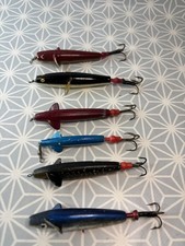 6 Vintage Devon Minnows / Vintage Lures / Nice Little Lot - Trout With Wires