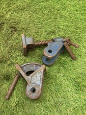 Vintage Record No 130 Made In England Sash Clamp Heads CL395