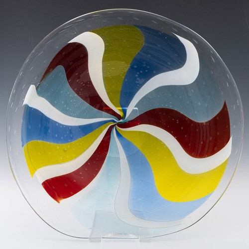 Large mdina glass charger - glass, by