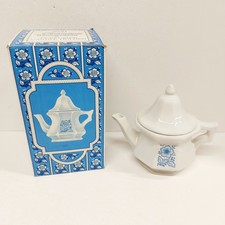 Vintage Avon China Teapot Perfumed Candle Holder (No Candle)