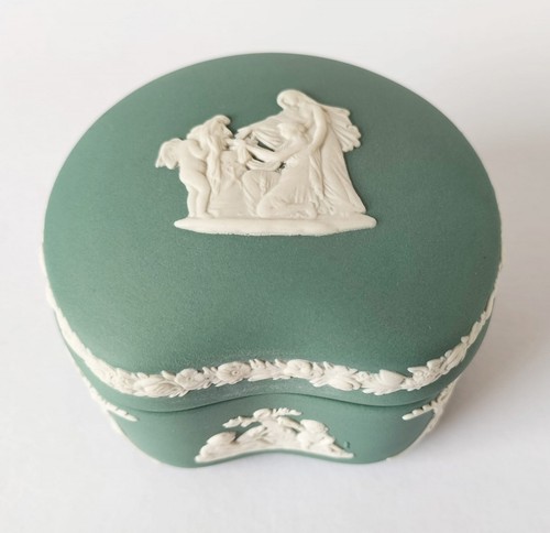 Wedgwood teal green jasper - green,