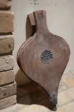 Old vintage fire bellows in