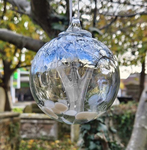 Glass witches ball smoke - smoke,