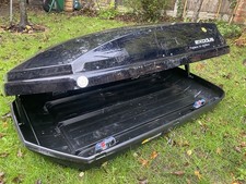 Exodus 470L Roof Box With Universal Fitting Kit