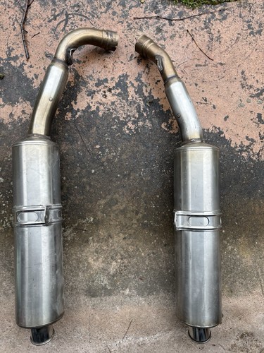 Honda vtr sp2 exhaust cans - cans, o/e