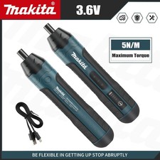 New Makita 3.6V Cordless Electric Screwdriver– Fast-Charging, 1300mah Power Tool