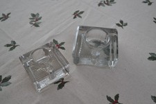 Vintage Glass Desk Inkwells x
