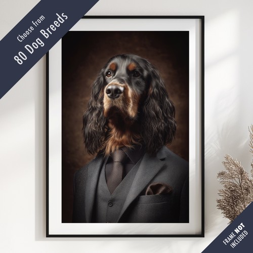 Smartly dressed dog portrait - smartly,