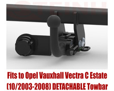 Detachable tow bar - detachable, for