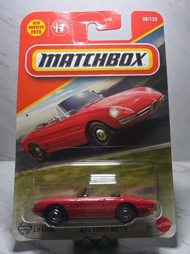 Matchbox alfa romeo duetto - matchbox, red