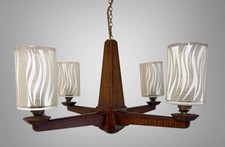 Mid Century Wooden 4 Branch