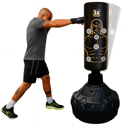 Free standing punch bag heavy - standing,