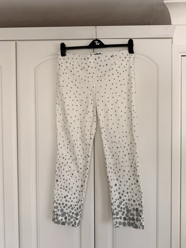 Robell white polka - , dot