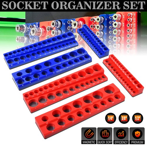 Magnetic socket organizer - magnetic,